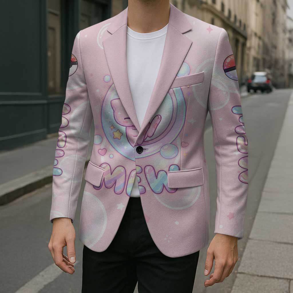 Mew Blazer Pastel Kawaii Bubble Art