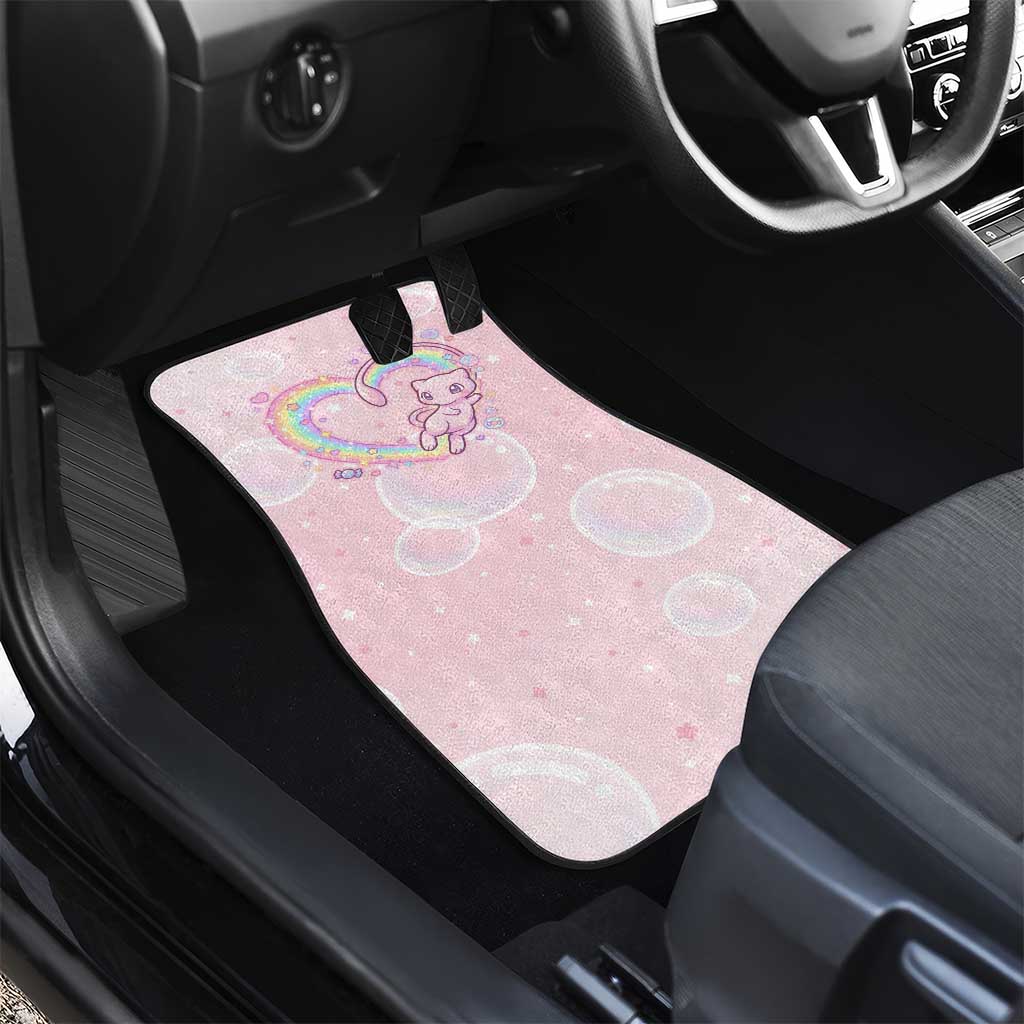 Mew Car Mats Pastel Kawaii Bubble Art