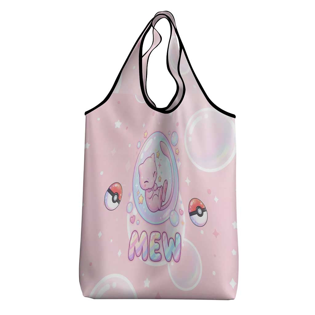 Mew Grocery Bag Pastel Kawaii Bubble Art