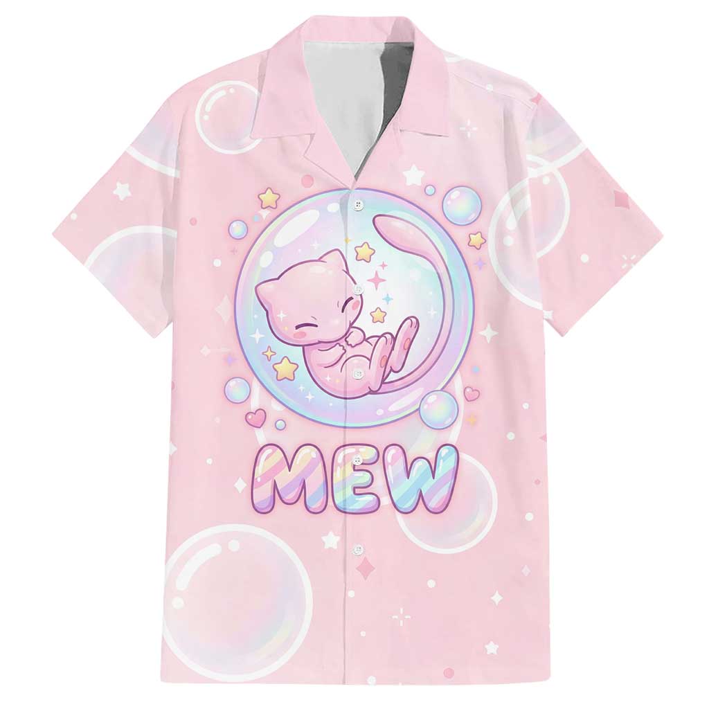 Mew Hawaiian Shirt Pastel Kawaii Bubble Art