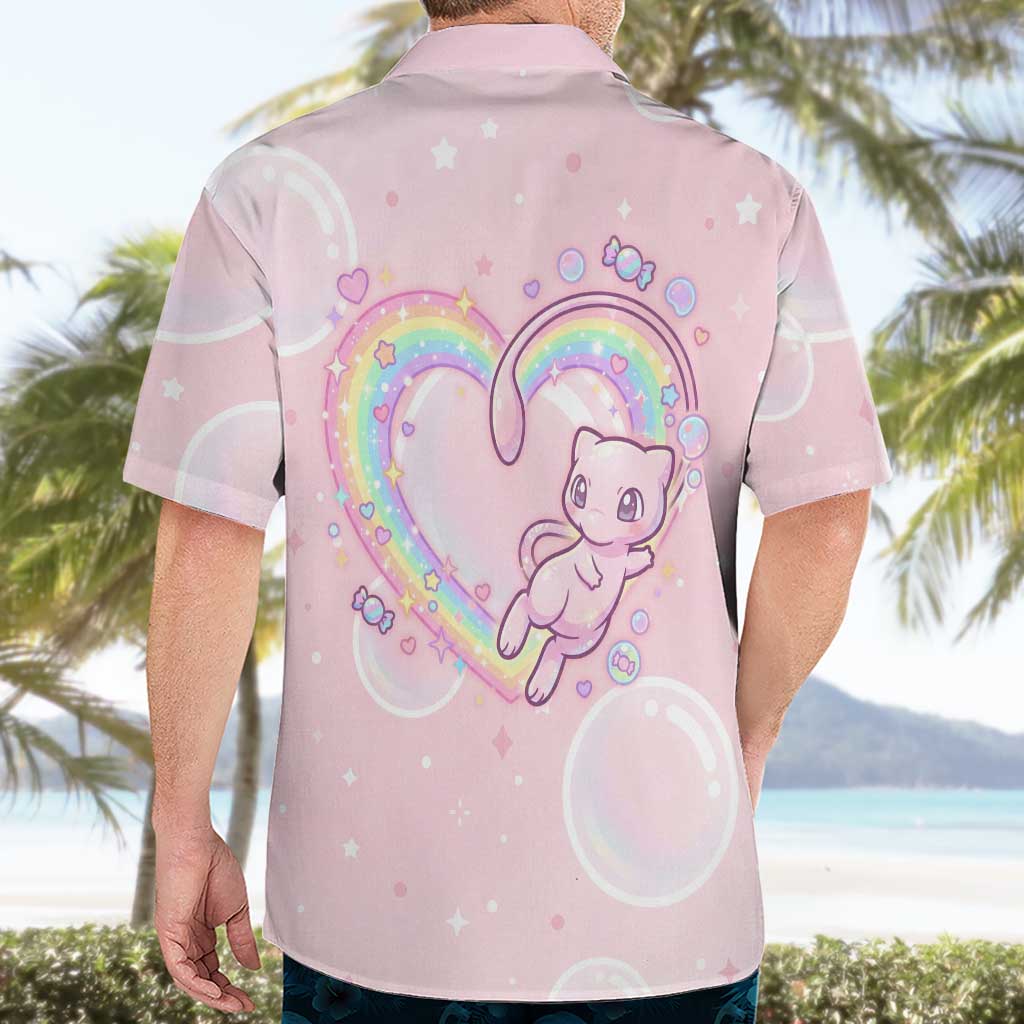 Mew Hawaiian Shirt Pastel Kawaii Bubble Art
