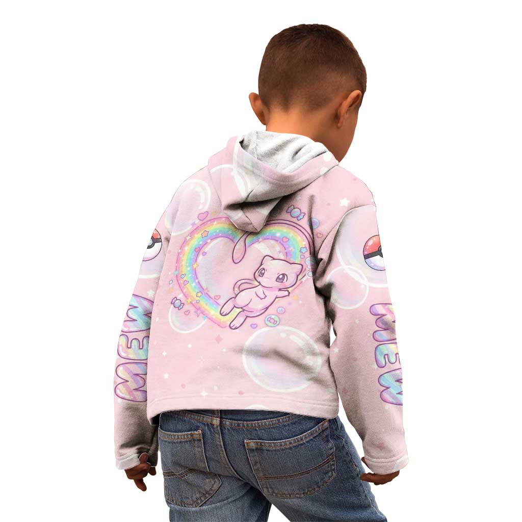 Mew Kid Hoodie Pastel Kawaii Bubble Art