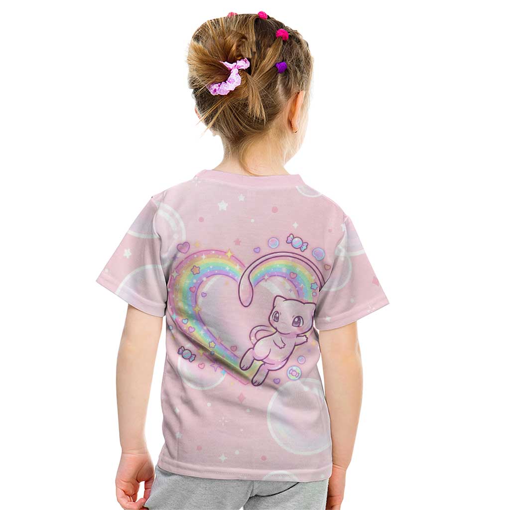 Mew Kid T Shirt Pastel Kawaii Bubble Art