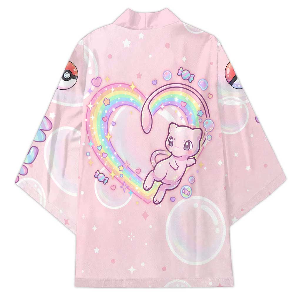 Mew Kimono Pastel Kawaii Bubble Art