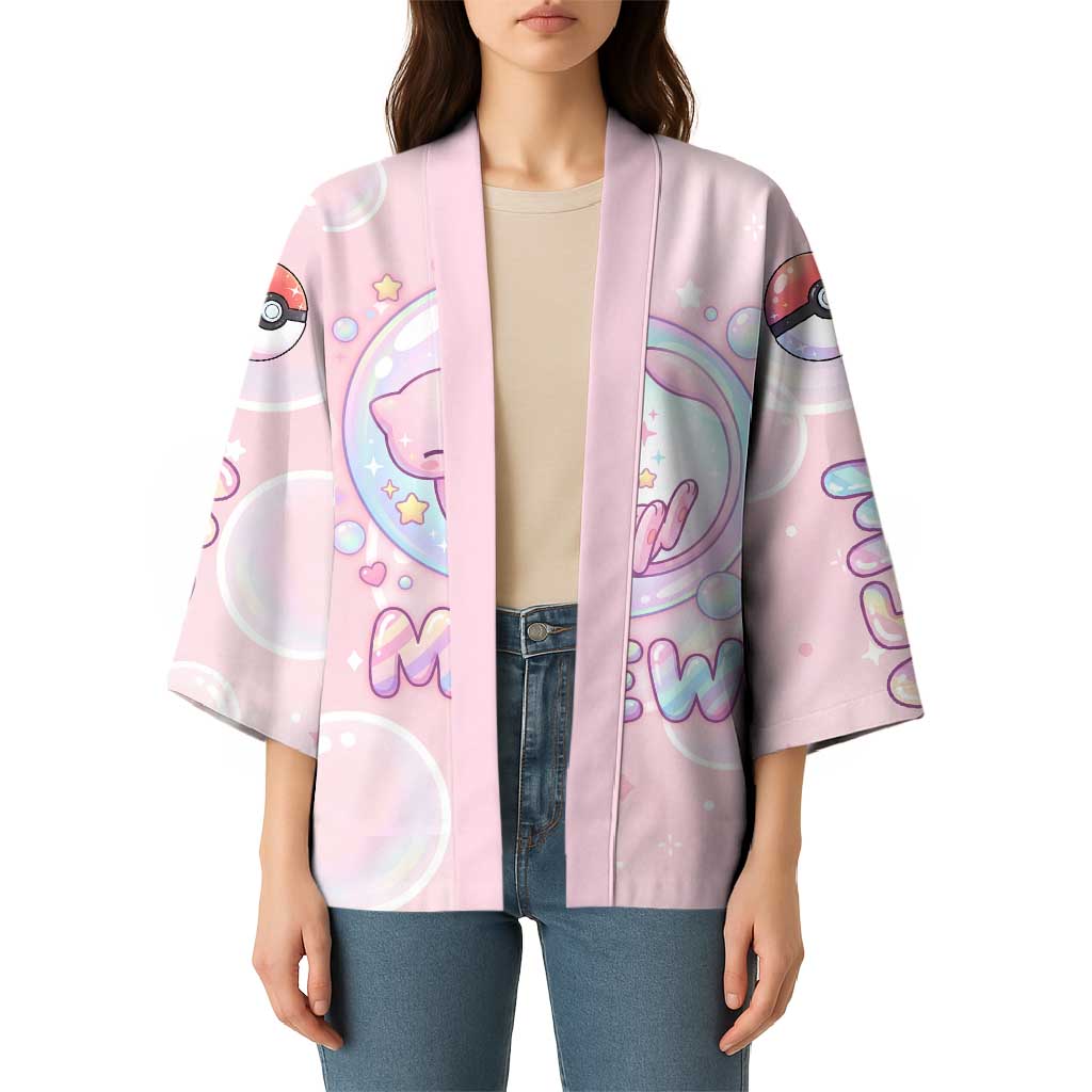 Mew Kimono Pastel Kawaii Bubble Art