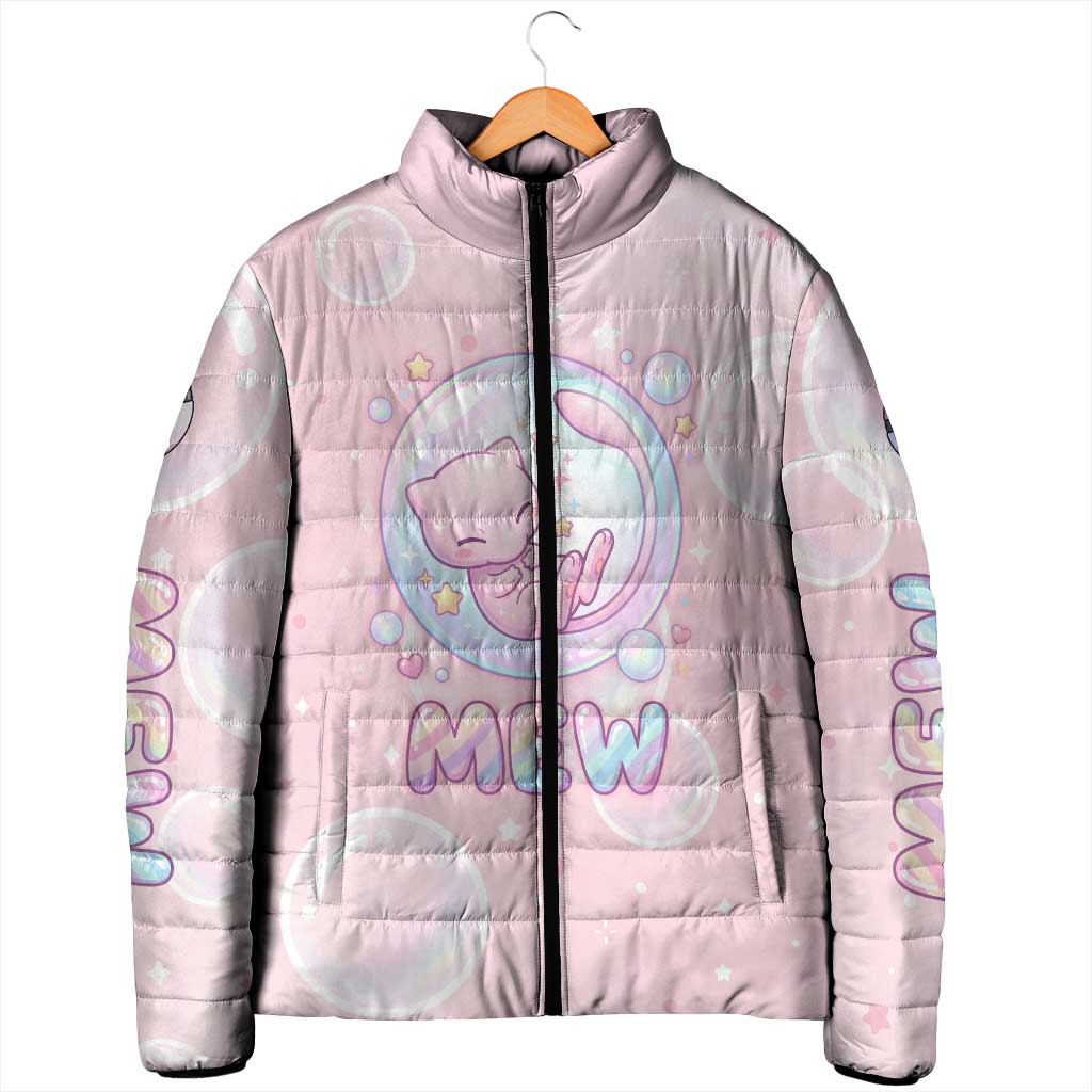 Mew Padded Jacket Pastel Kawaii Bubble Art
