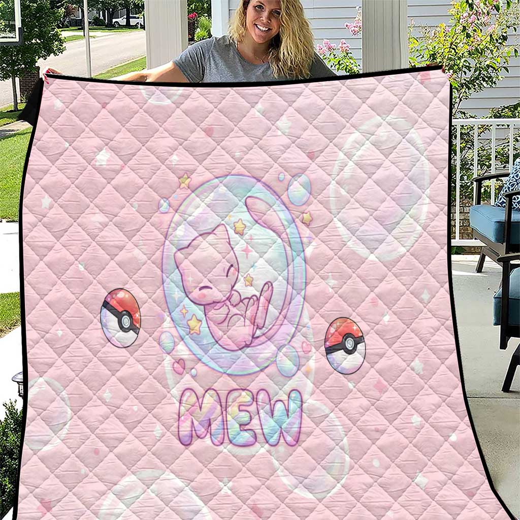 Mew Quilt Pastel Kawaii Bubble Art