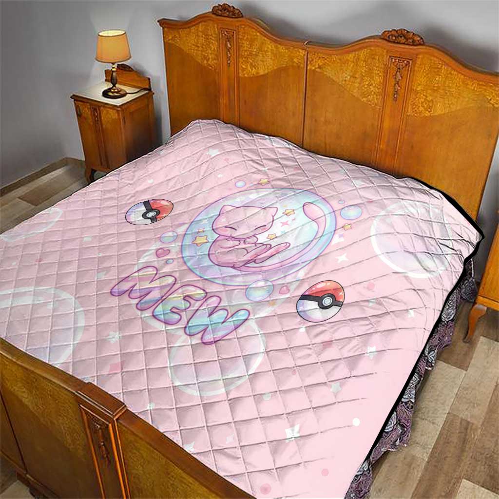Mew Quilt Pastel Kawaii Bubble Art
