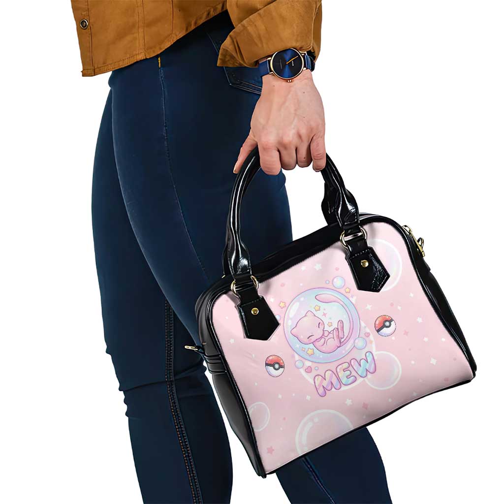 Mew Shoulder Handbag Pastel Kawaii Bubble Art