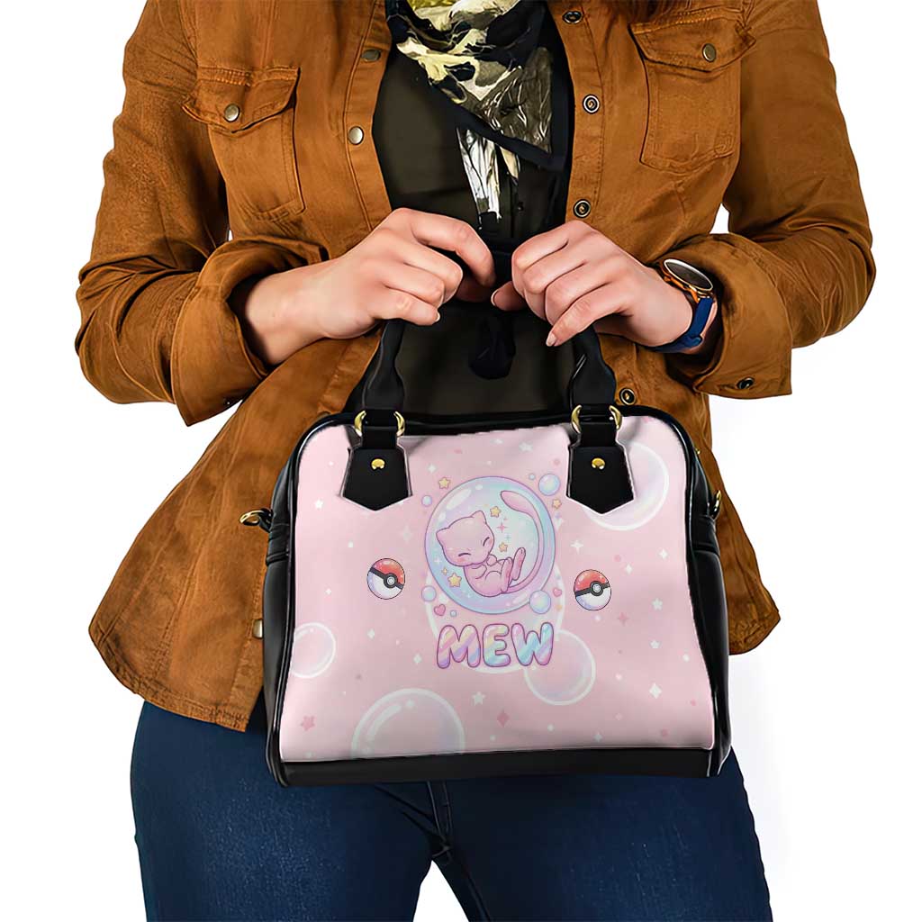 Mew Shoulder Handbag Pastel Kawaii Bubble Art