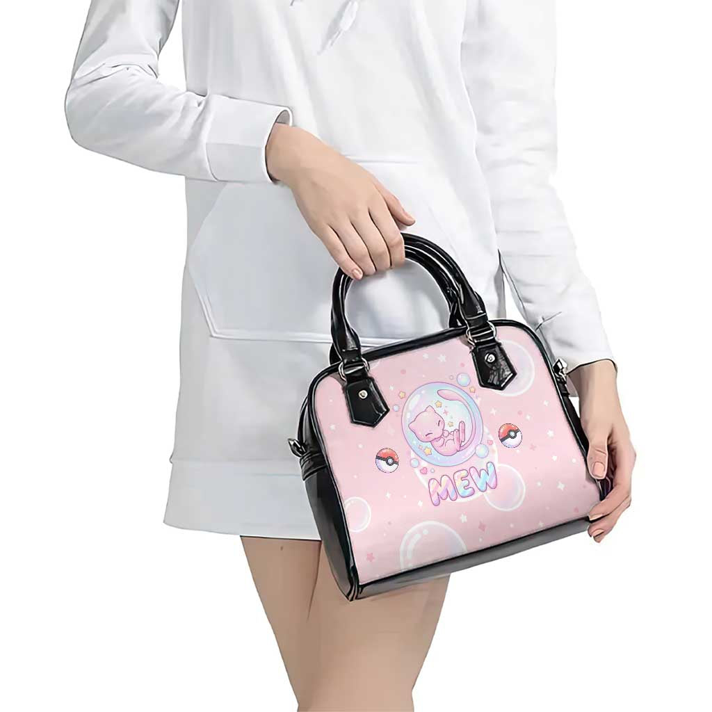 Mew Shoulder Handbag Pastel Kawaii Bubble Art