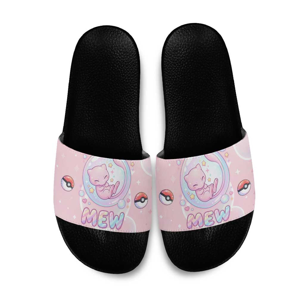 Mew Slide Sandals Pastel Kawaii Bubble Art