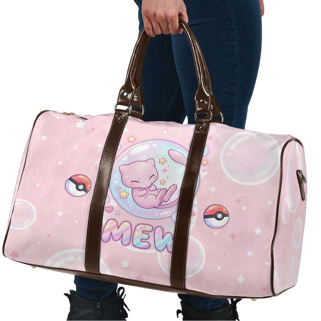 Mew Travel Bag Pastel Kawaii Bubble Art