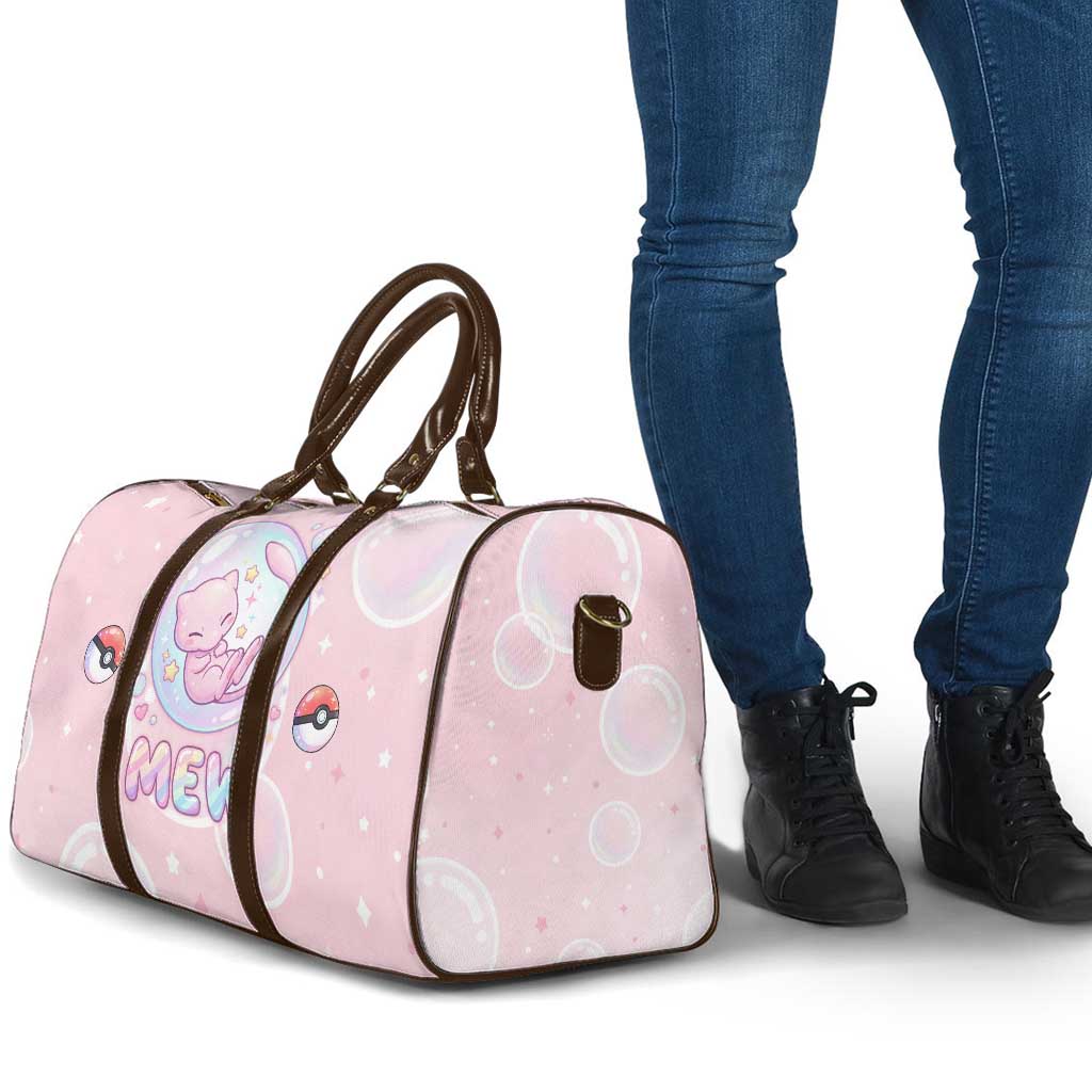 Mew Travel Bag Pastel Kawaii Bubble Art