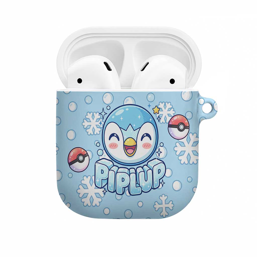 Piplup AirPods Case Cute Winter Snowflake Art