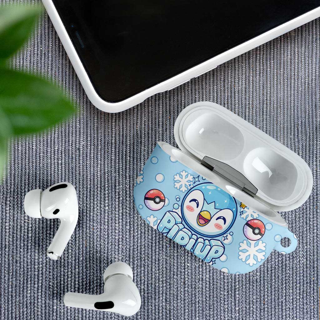 Piplup AirPods Case Cute Winter Snowflake Art