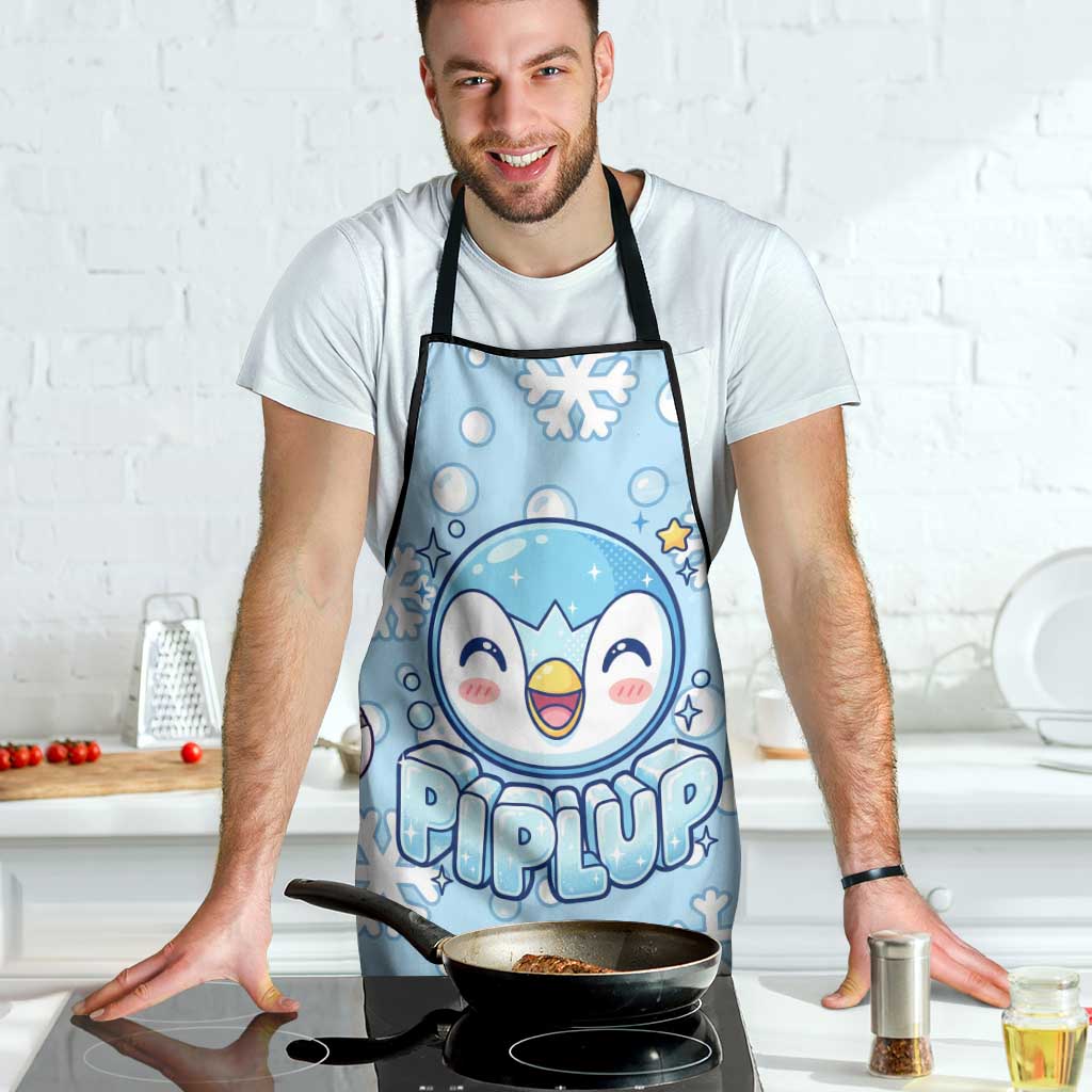 Piplup Apron Cute Winter Snowflake Art
