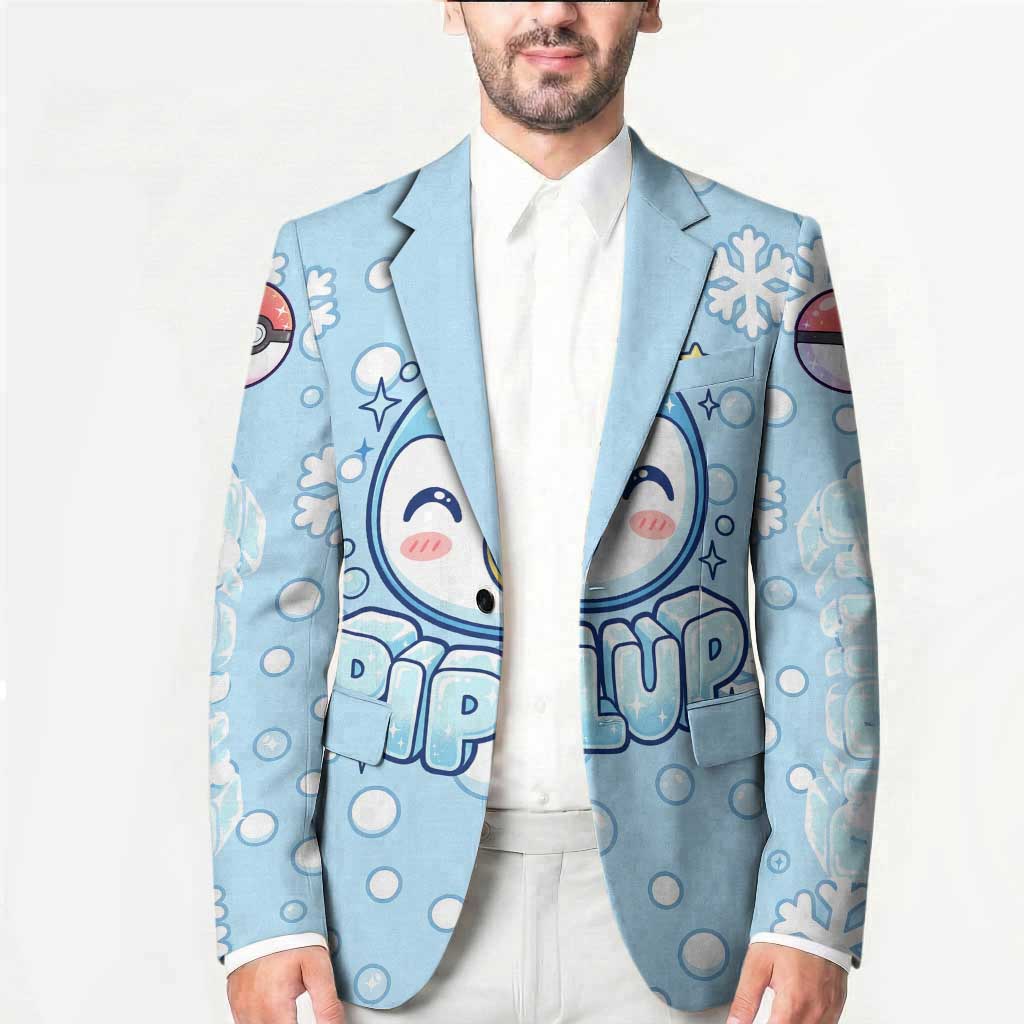 Piplup Blazer Cute Winter Snowflake Art