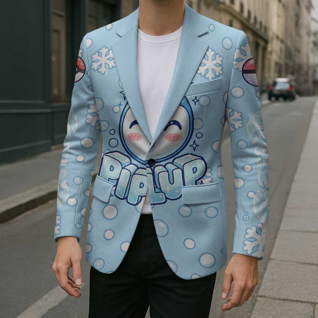 Piplup Blazer Cute Winter Snowflake Art