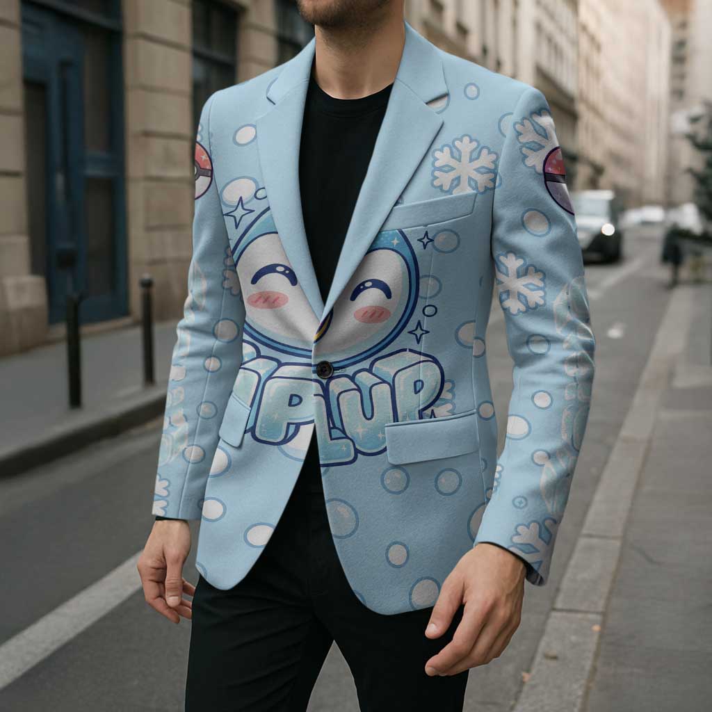 Piplup Blazer Cute Winter Snowflake Art
