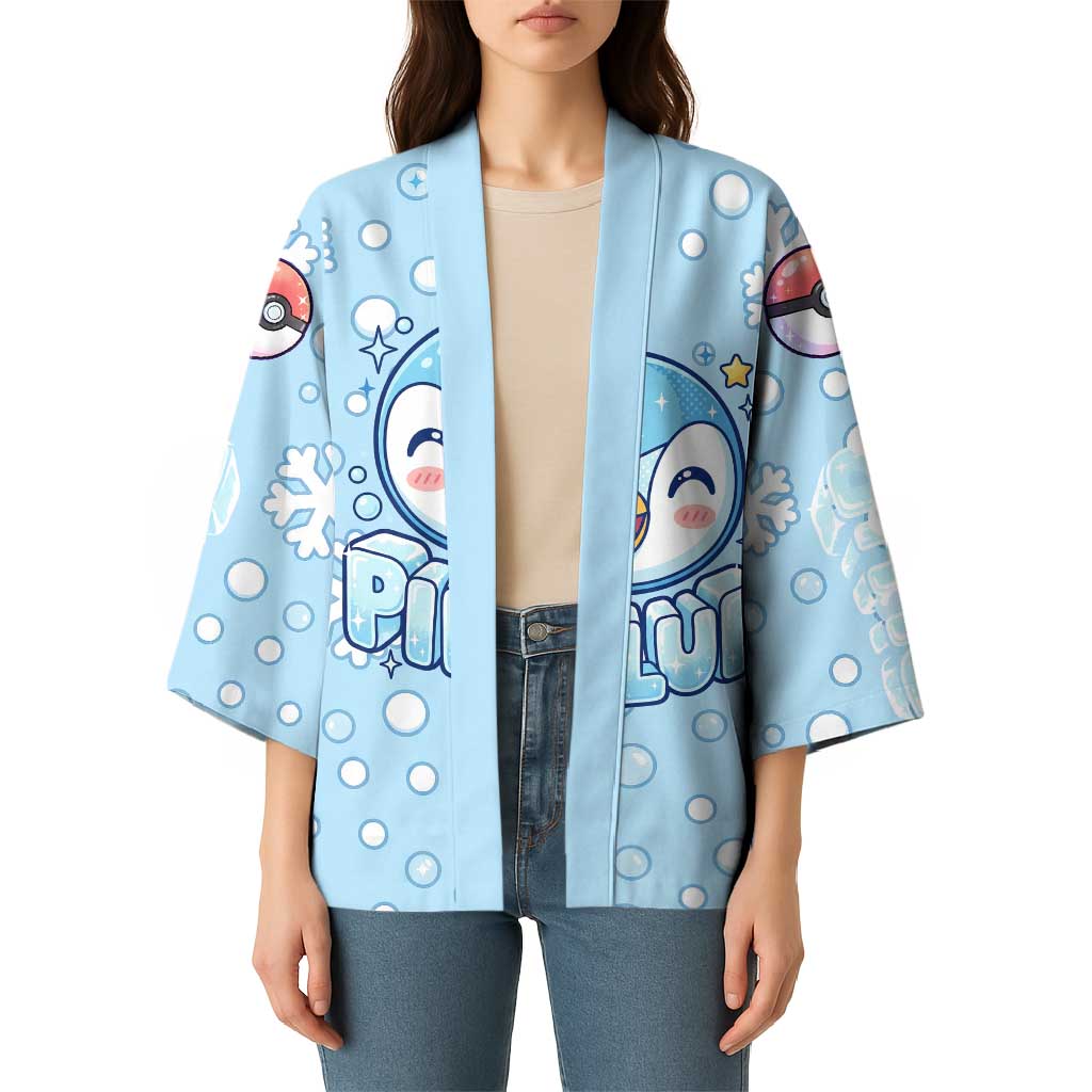 Piplup Kimono Cute Winter Snowflake Art