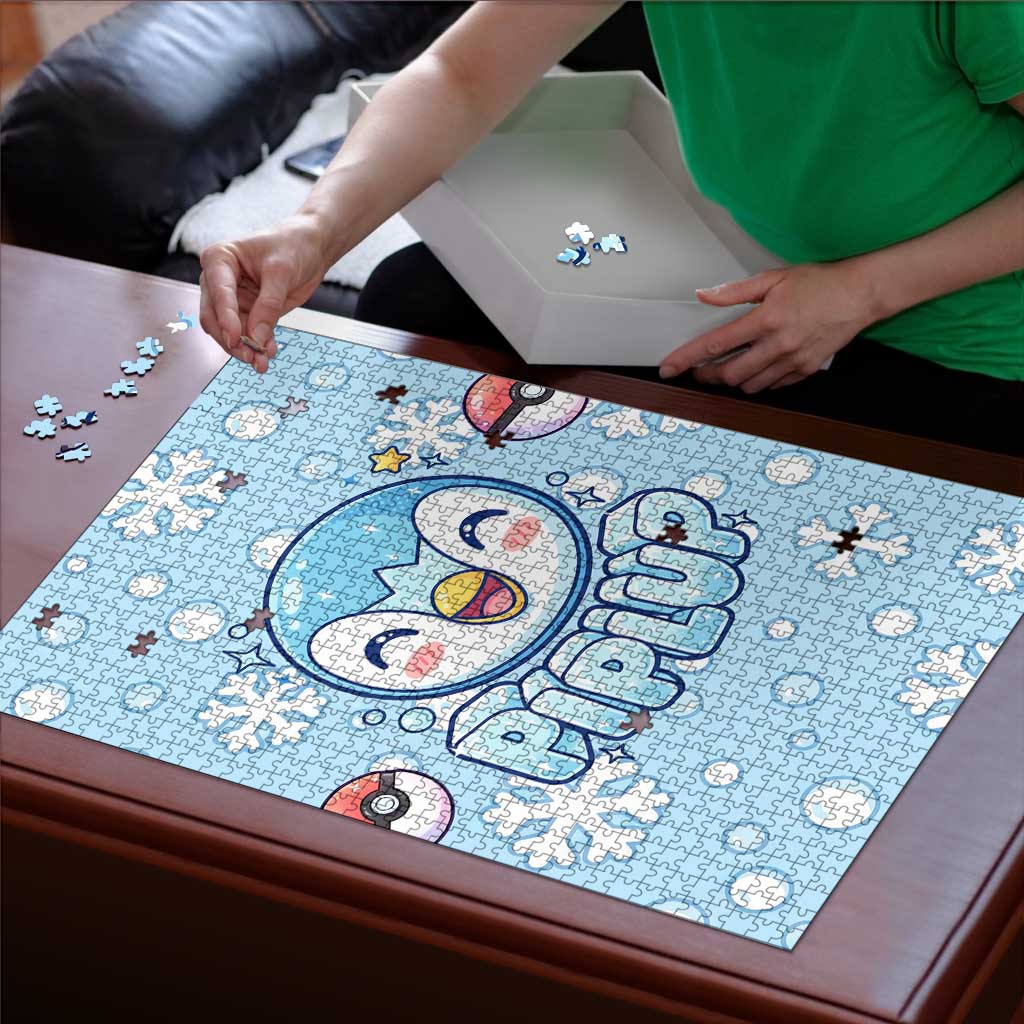 Piplup Puzzle Cute Winter Snowflake Art