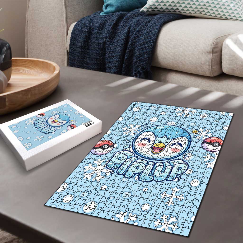 Piplup Puzzle Cute Winter Snowflake Art