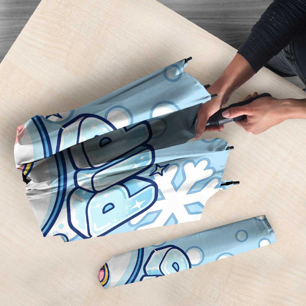 Piplup Umbrella Cute Winter Snowflake Art
