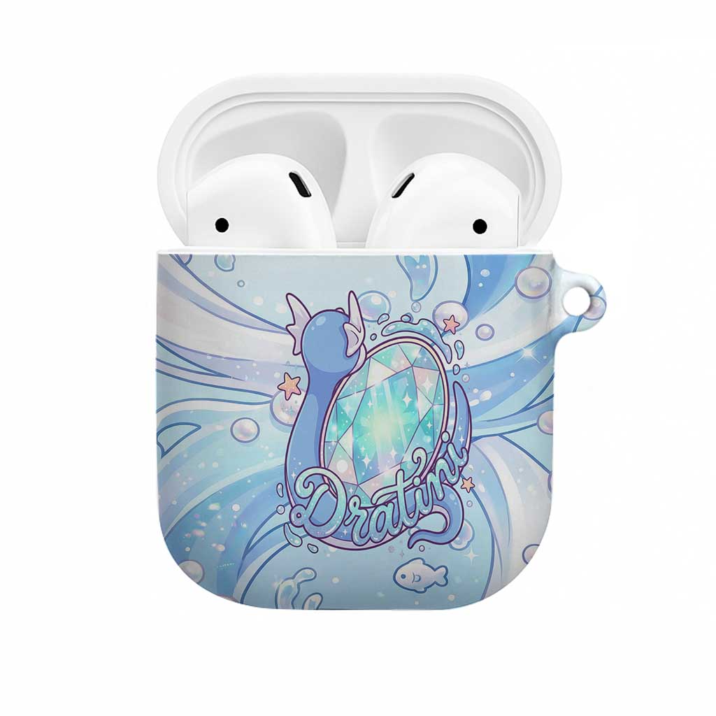 Dratini AirPods Case Pastel Aquatic Crystal Art