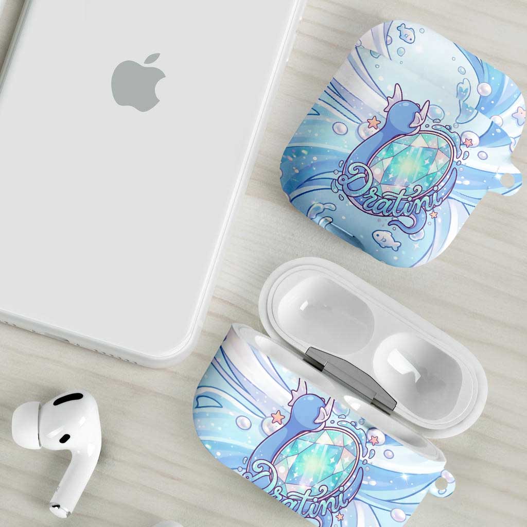 Dratini AirPods Case Pastel Aquatic Crystal Art