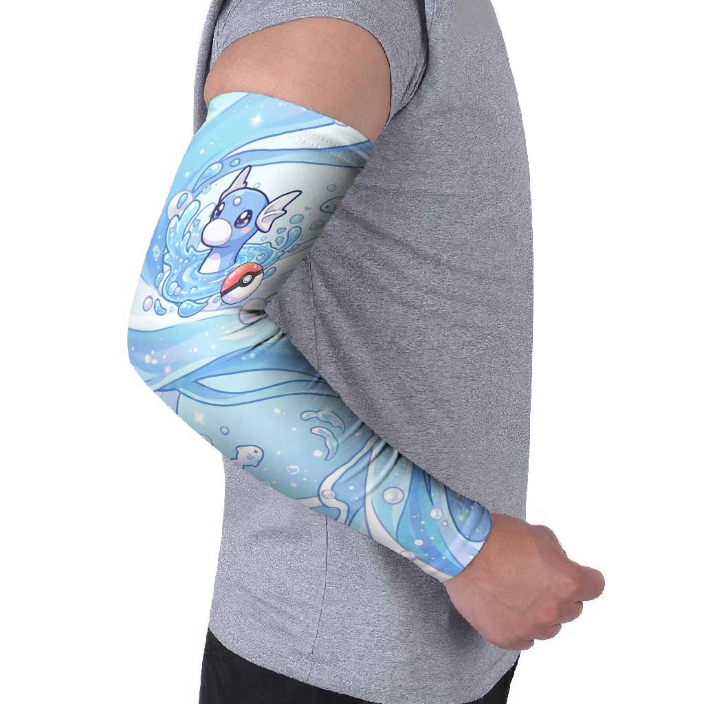 Dratini Arm Sleeves Pastel Aquatic Crystal Art