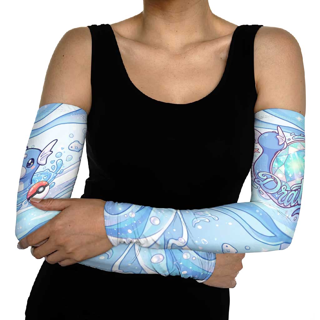 Dratini Arm Sleeves Pastel Aquatic Crystal Art