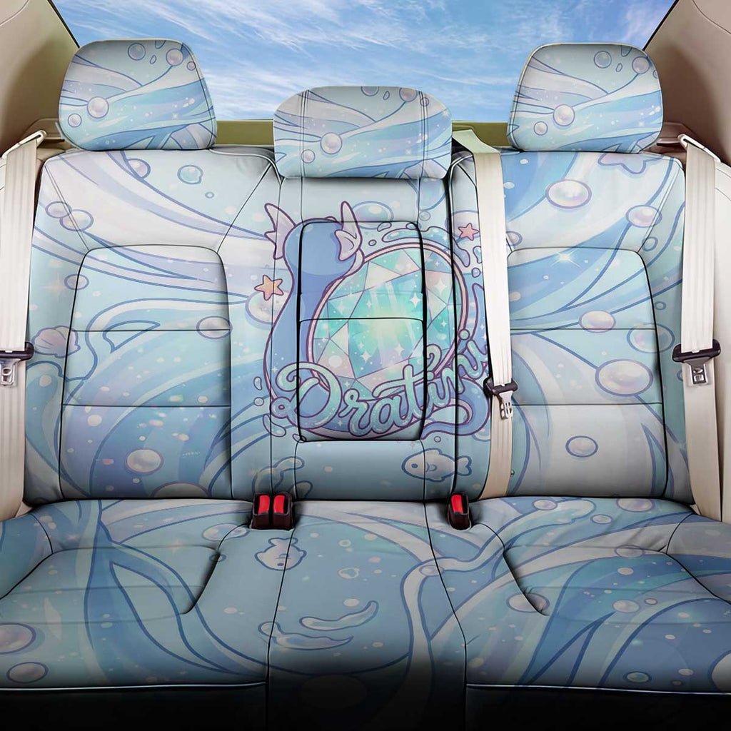 Dratini Back Car Seat Cover Pastel Aquatic Crystal Art