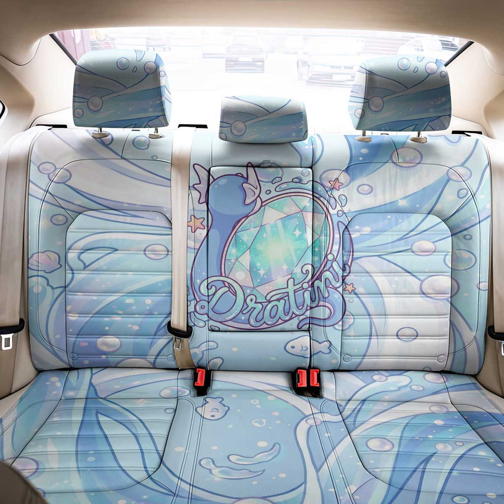 Dratini Back Car Seat Cover Pastel Aquatic Crystal Art