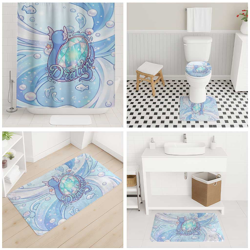 Dratini Bathroom Set Pastel Aquatic Crystal Art