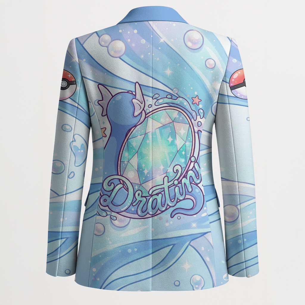Dratini Blazer Pastel Aquatic Crystal Art