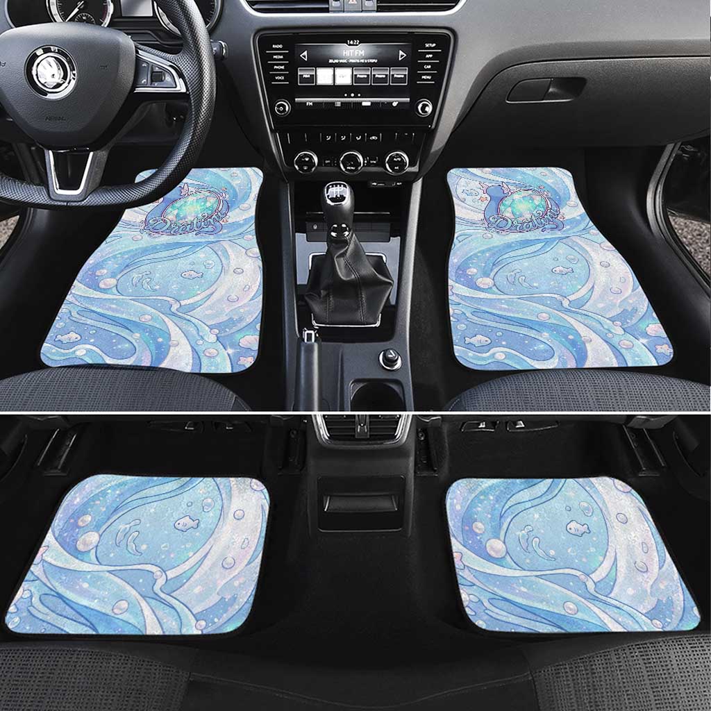 Dratini Car Mats Pastel Aquatic Crystal Art