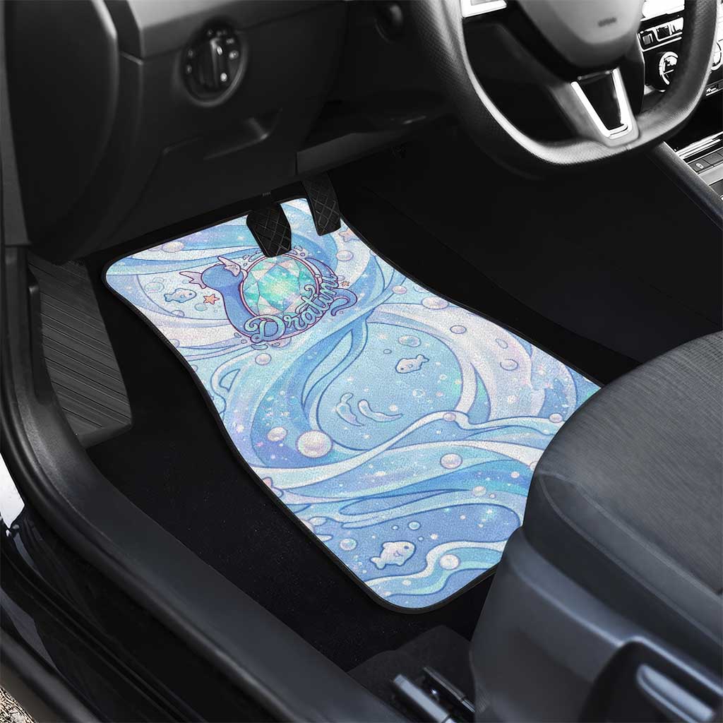 Dratini Car Mats Pastel Aquatic Crystal Art