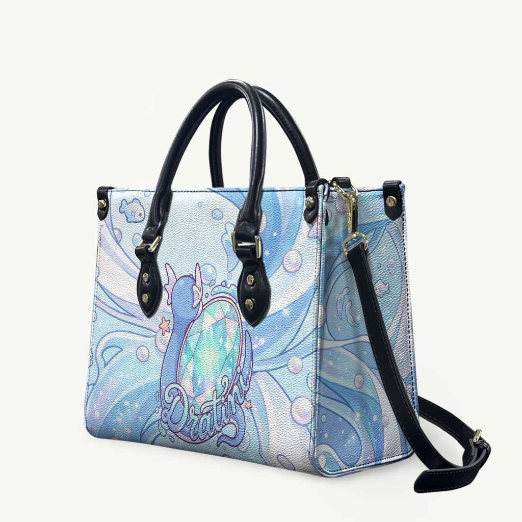 Dratini Leather Bag Pastel Aquatic Crystal Art