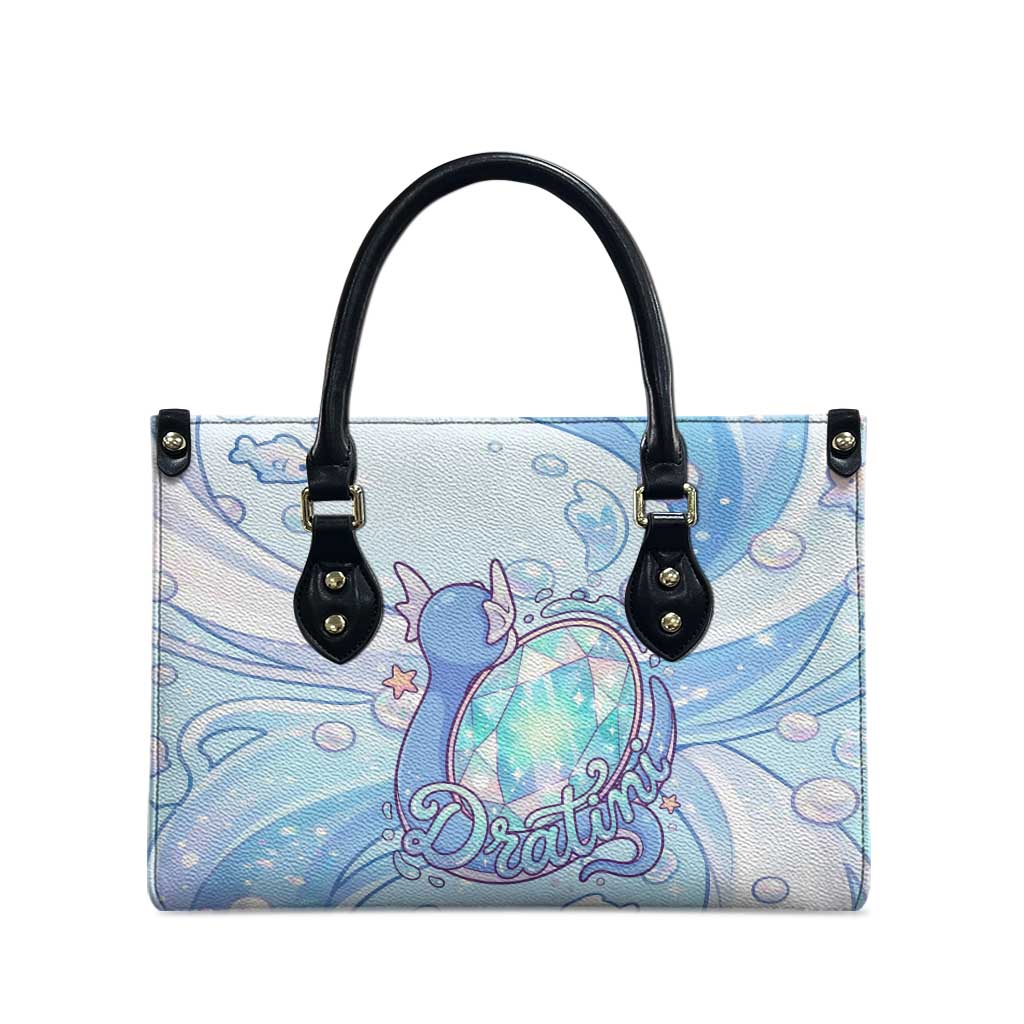 Dratini Leather Bag Pastel Aquatic Crystal Art