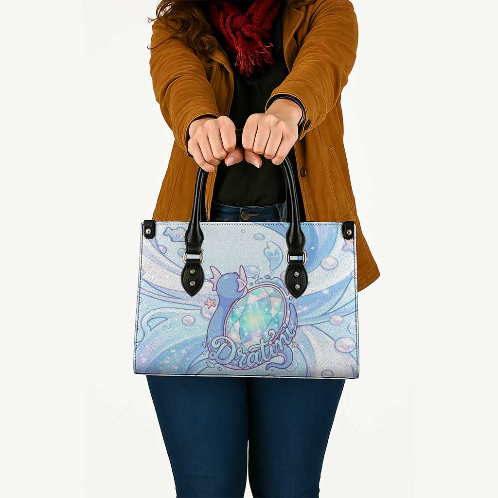 Dratini Leather Bag Pastel Aquatic Crystal Art