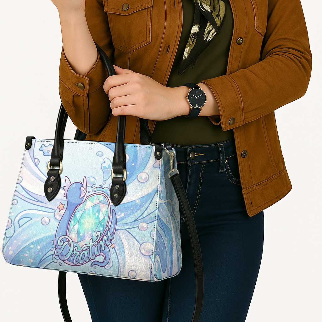 Dratini Leather Bag Pastel Aquatic Crystal Art