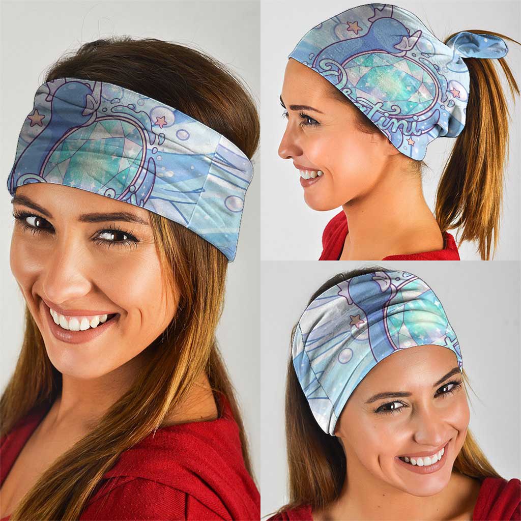 Dratini Neck Gaiter Pastel Aquatic Crystal Art