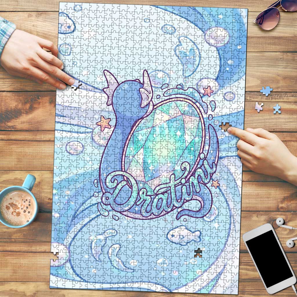 Dratini Puzzle Pastel Aquatic Crystal Art