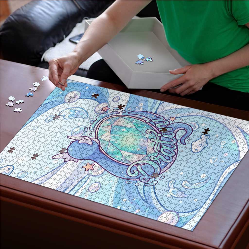 Dratini Puzzle Pastel Aquatic Crystal Art