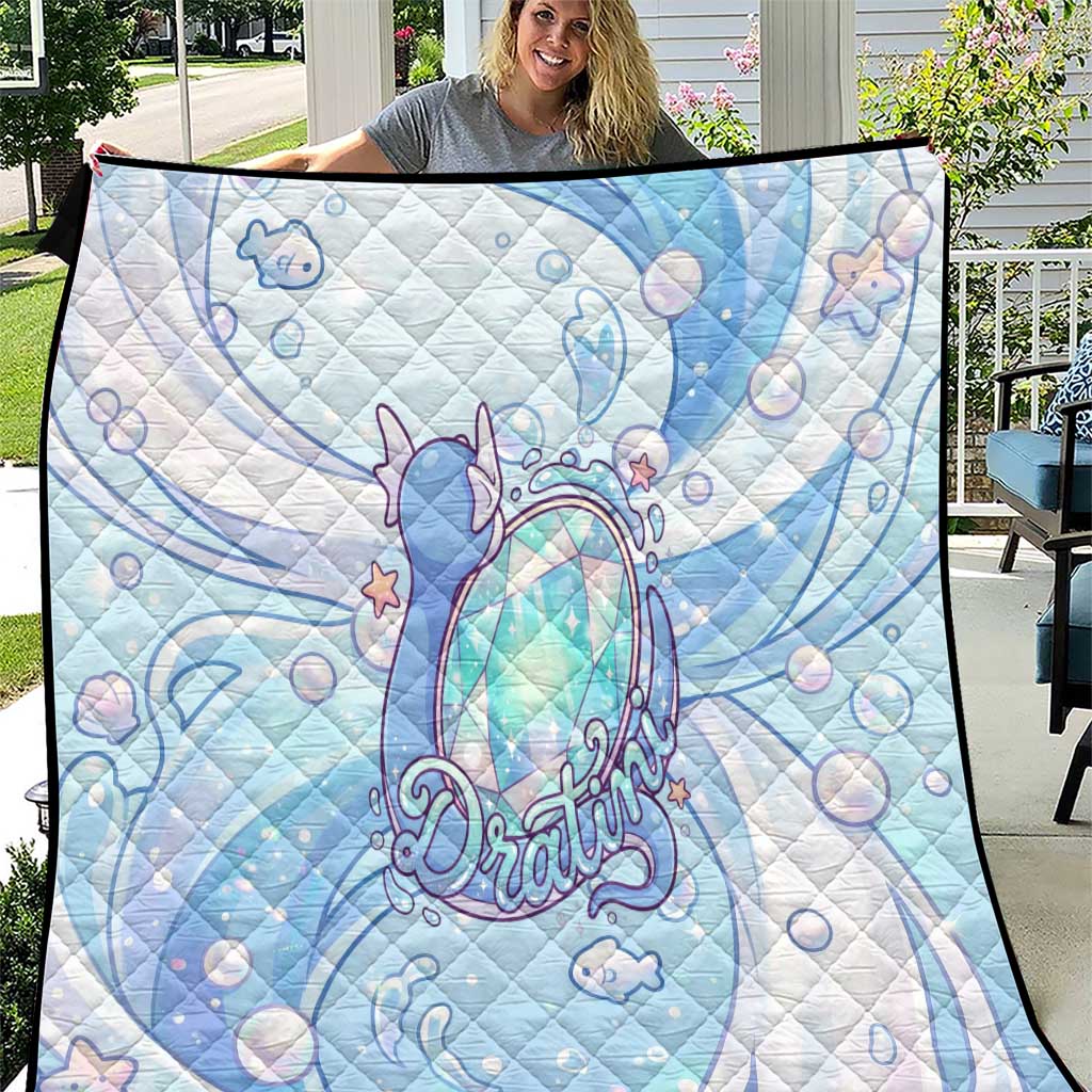 Dratini Quilt Pastel Aquatic Crystal Art