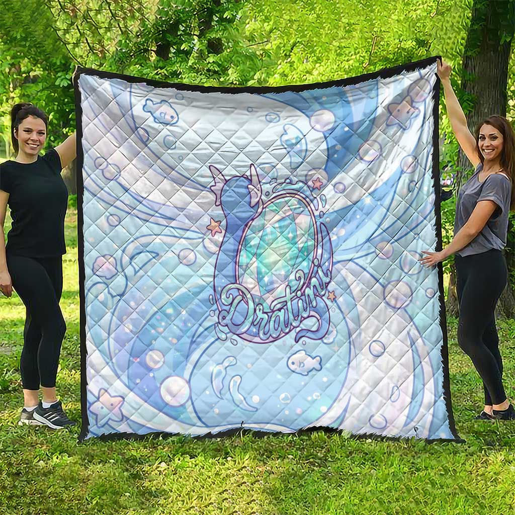 Dratini Quilt Pastel Aquatic Crystal Art