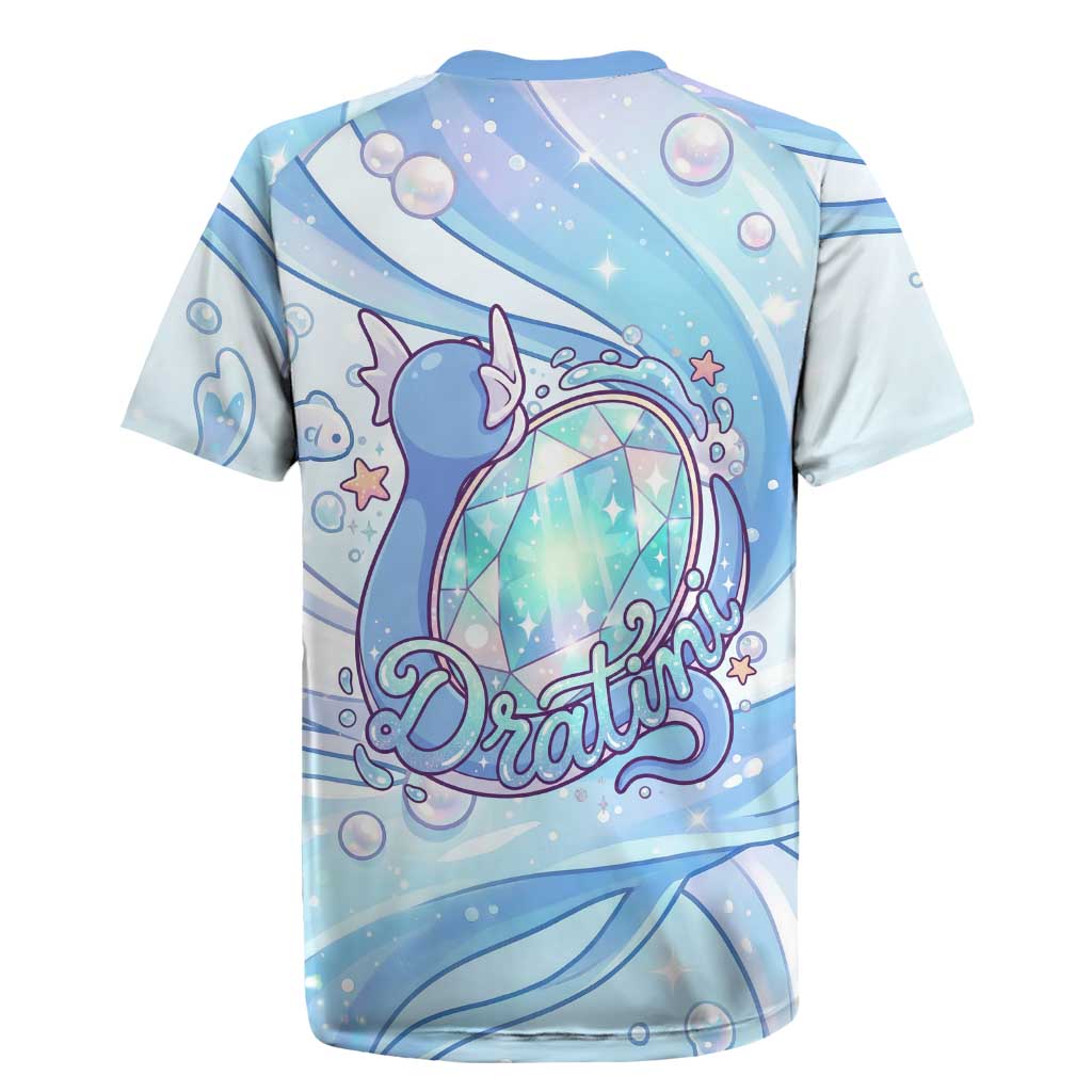 Dratini Rugby Jersey Pastel Aquatic Crystal Art