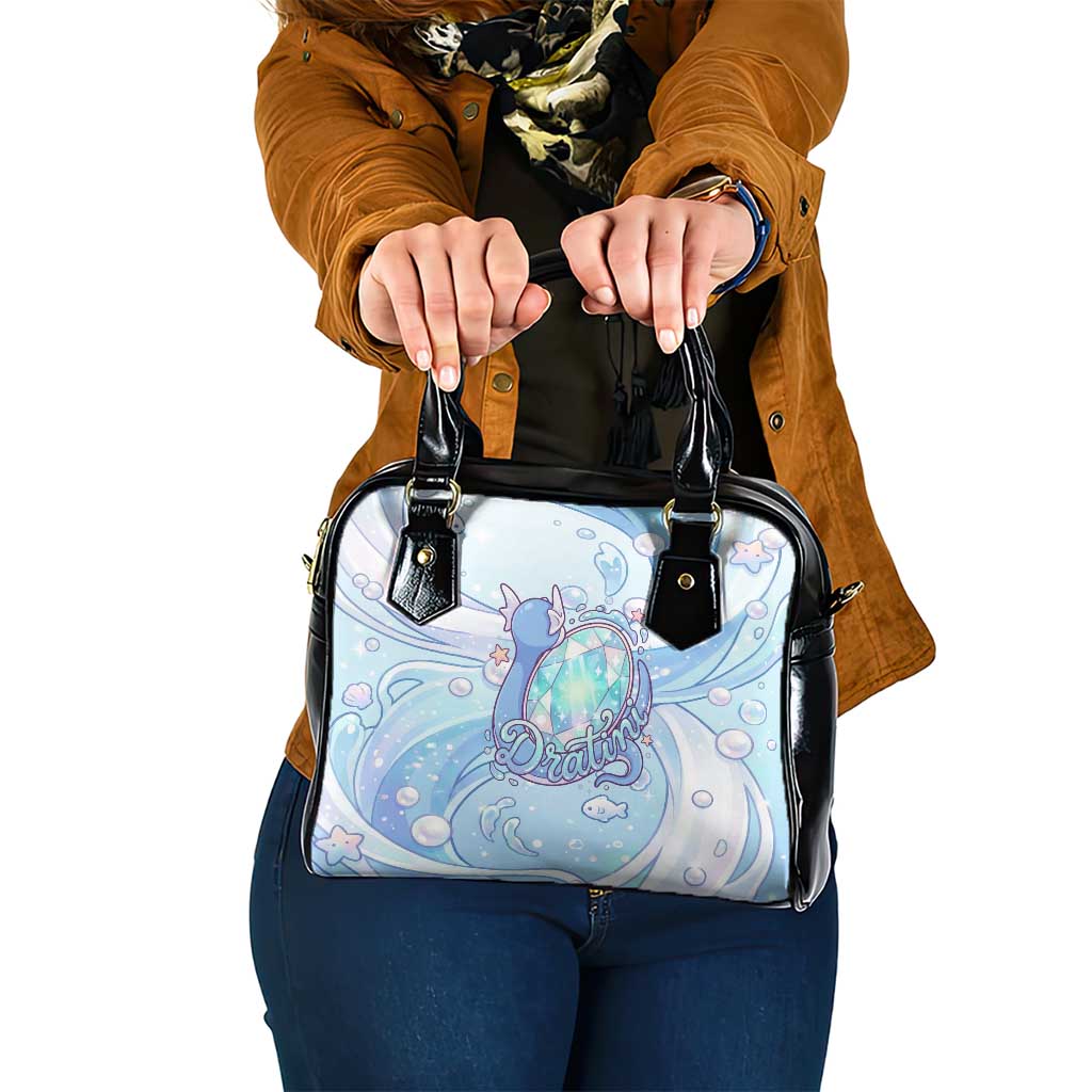 Dratini Shoulder Handbag Pastel Aquatic Crystal Art