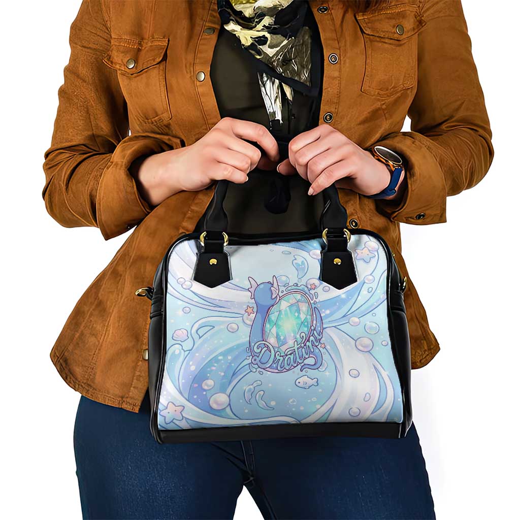 Dratini Shoulder Handbag Pastel Aquatic Crystal Art